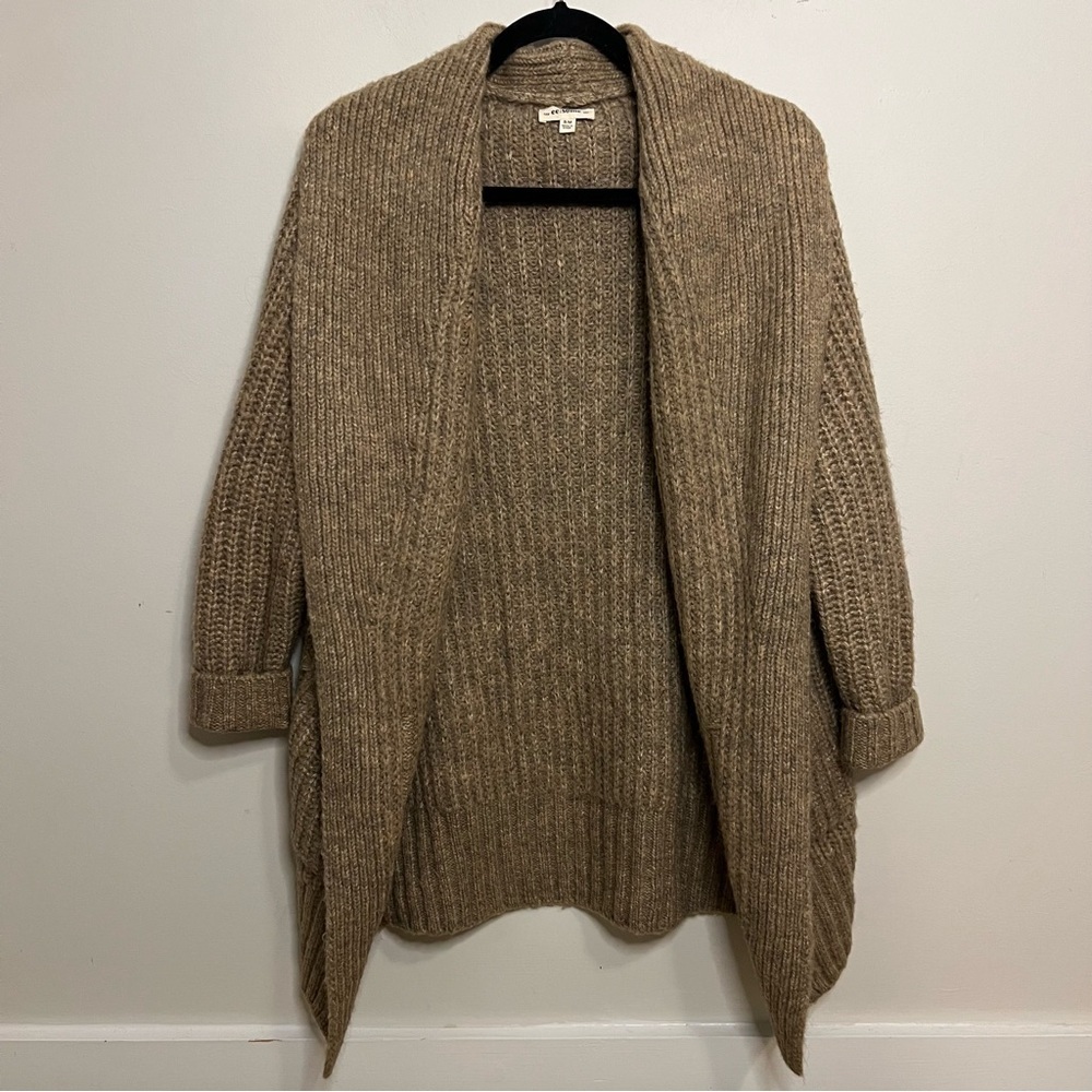 eesome Knit Cardigan Sweater Chunky Relaxed Fit Oversized Minimalist Cable Knit